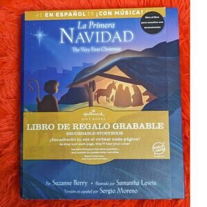 NWT Hallmark La Primera Navidad The Very First Christmas Recordable Storybook